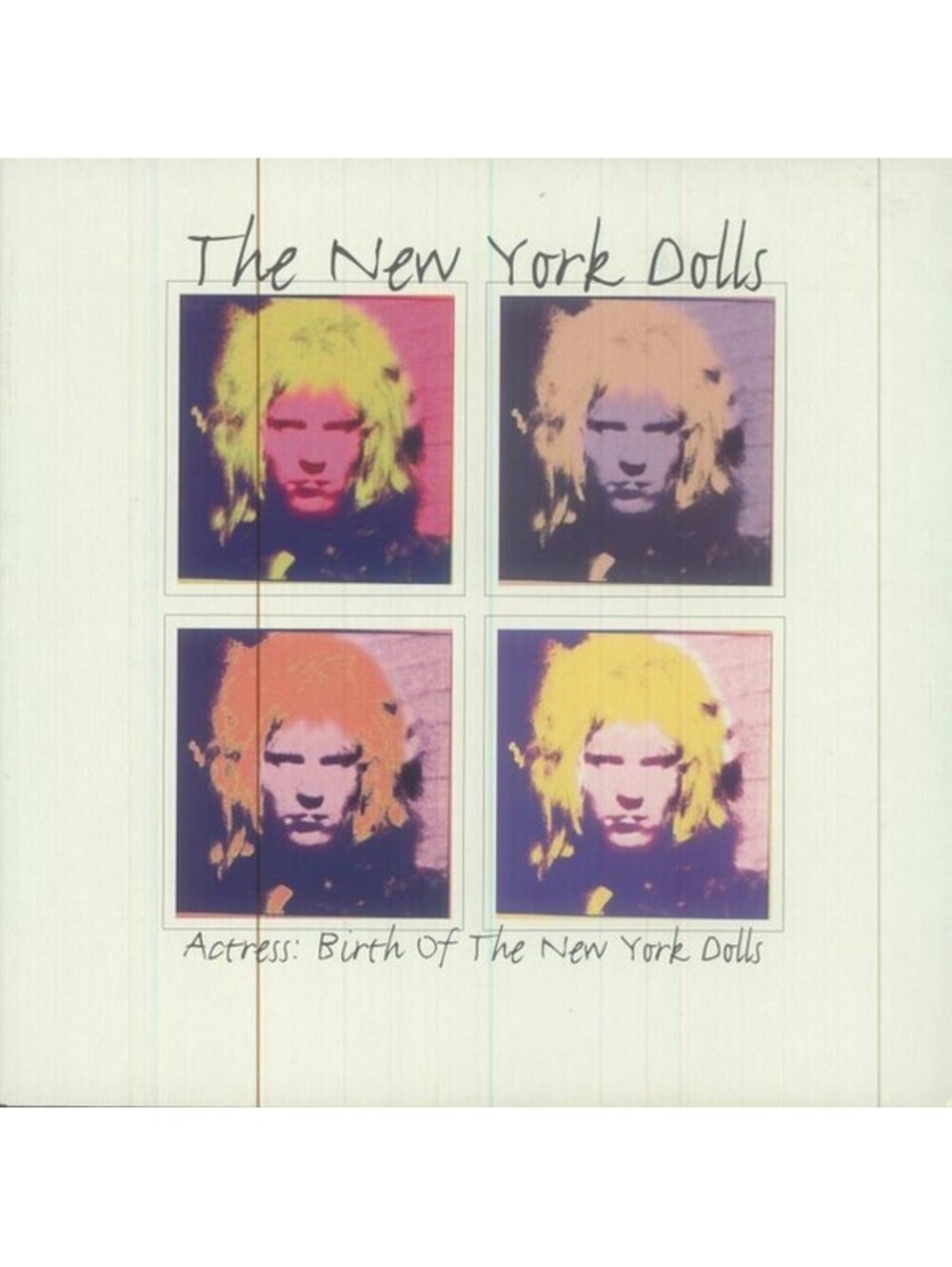 NEW YORK DOLLS / ACTRESS - BIRTH OF THE DOLLS LP PINK VINYL RECORD punk rock